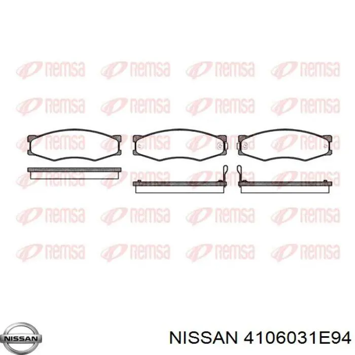 4106031E94 Nissan/Infiniti Колодки передние