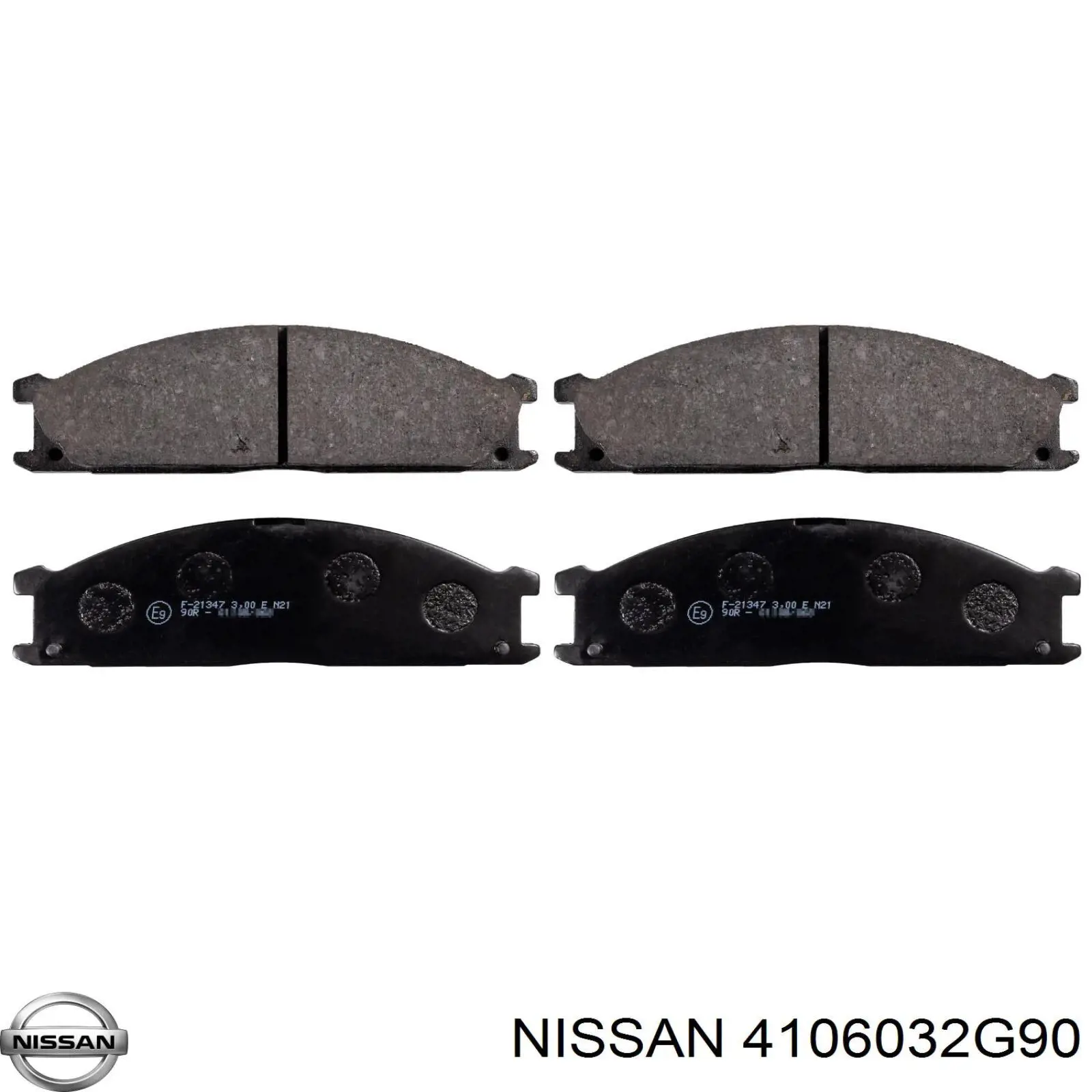 4106032G90 Nissan колодки тормозные передние дисковые