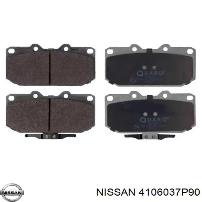 4106037P90 Nissan передние тормозные колодки