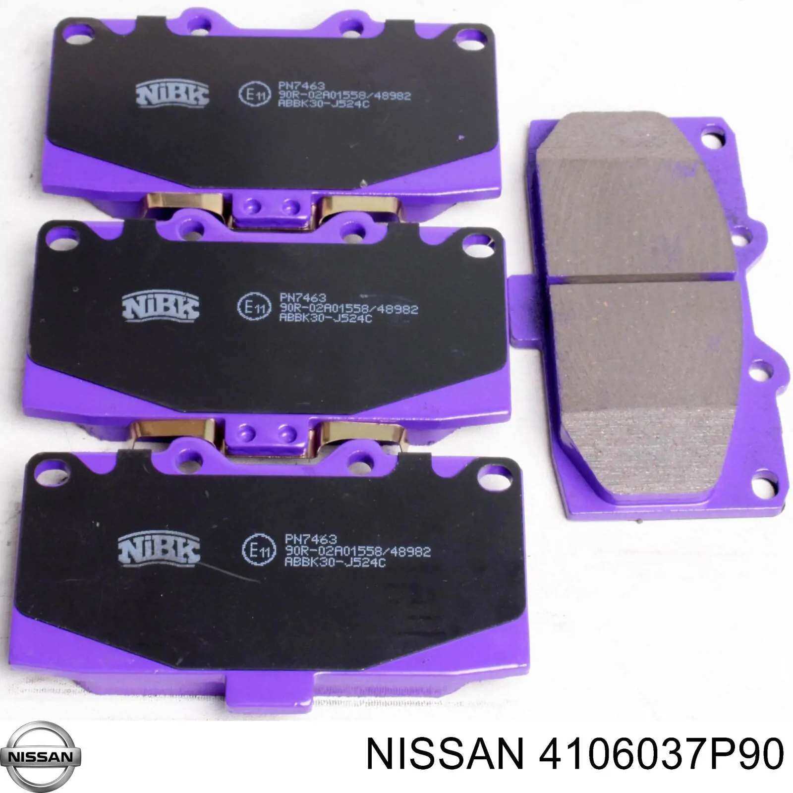 Купить 4106037P90 Nissan/Infiniti Колодки тормозные