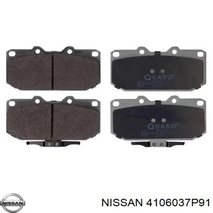 4106037P91 Nissan передние тормозные колодки