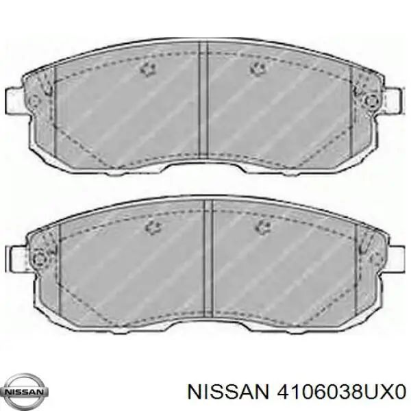 4106038UX0 Nissan/Infiniti Колодки передние