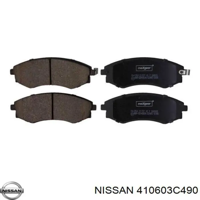 Передние тормозные колодки 410603C490 Nissan