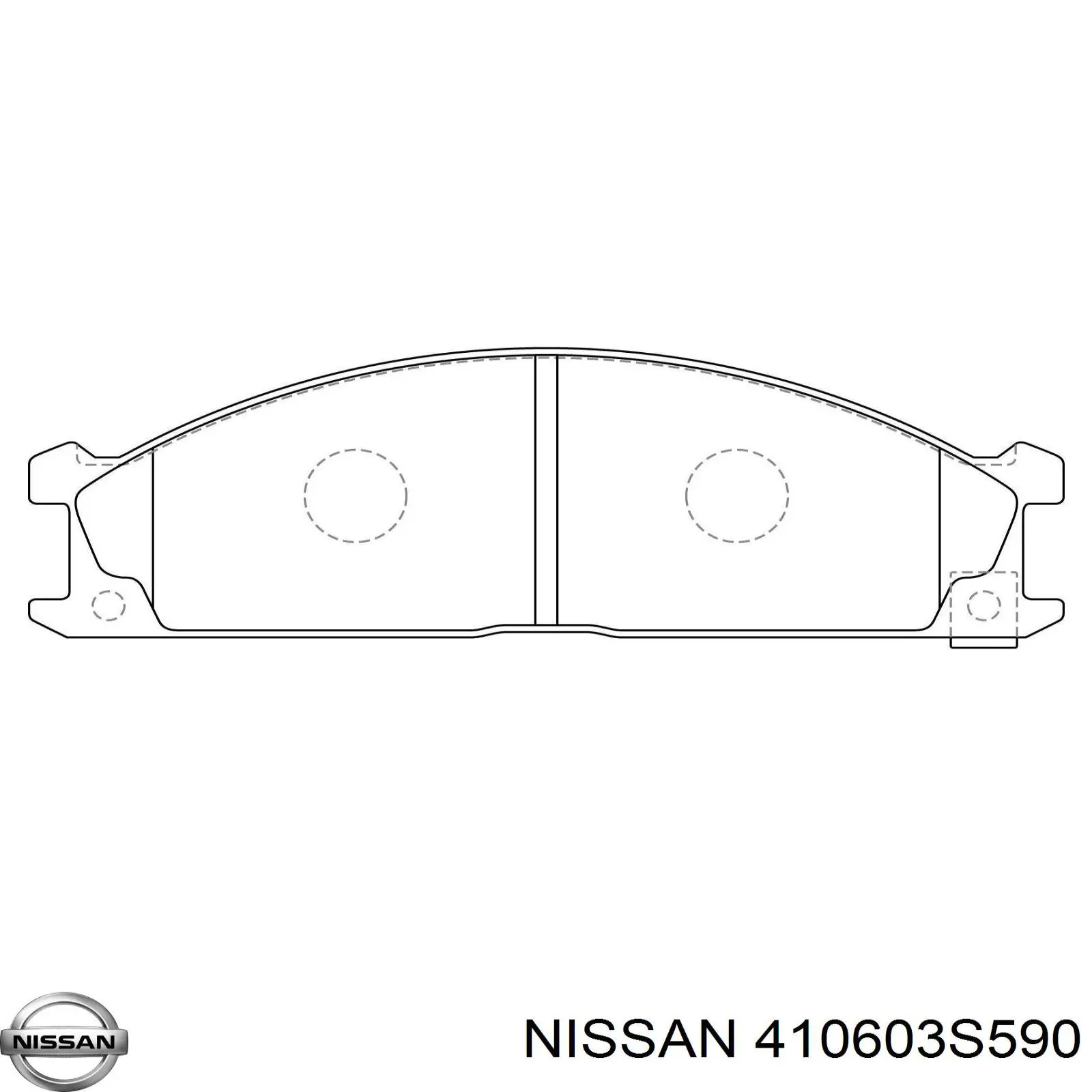 Колодки Nissan/Infiniti 410603S590 цена, от 23.50 USD