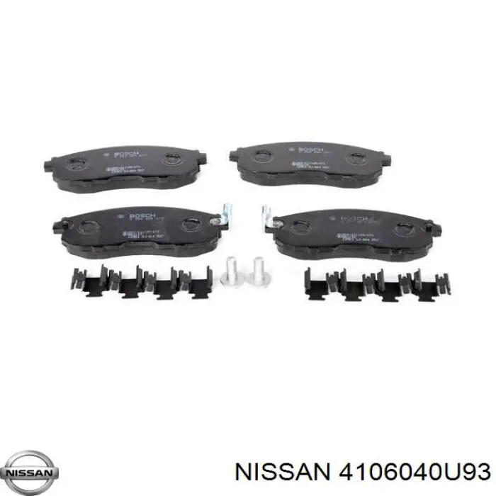 4106040U93 Nissan/Infiniti Колодки передние