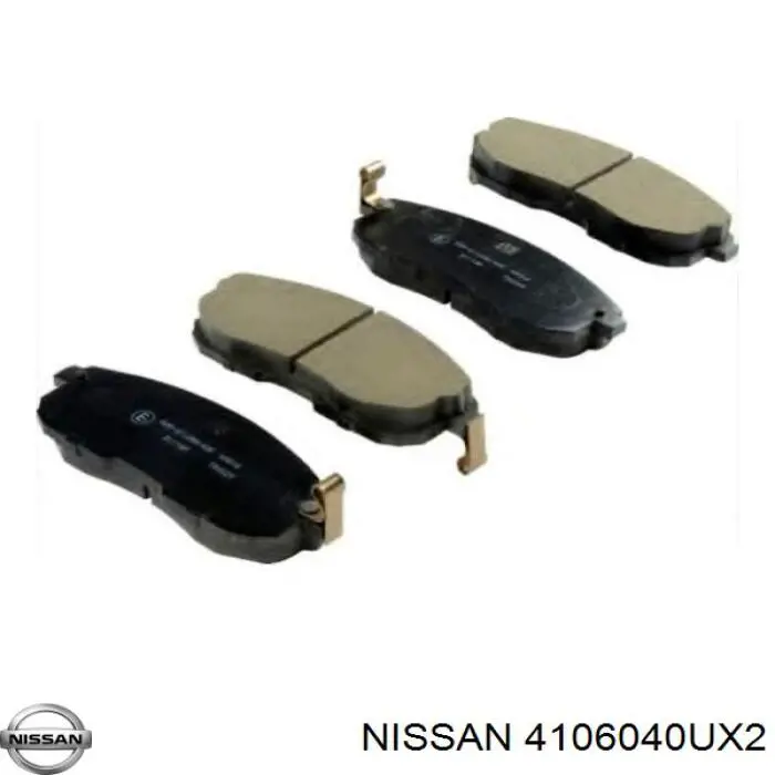 Купить 4106040UX2 Nissan/Infiniti Колодки тормозные