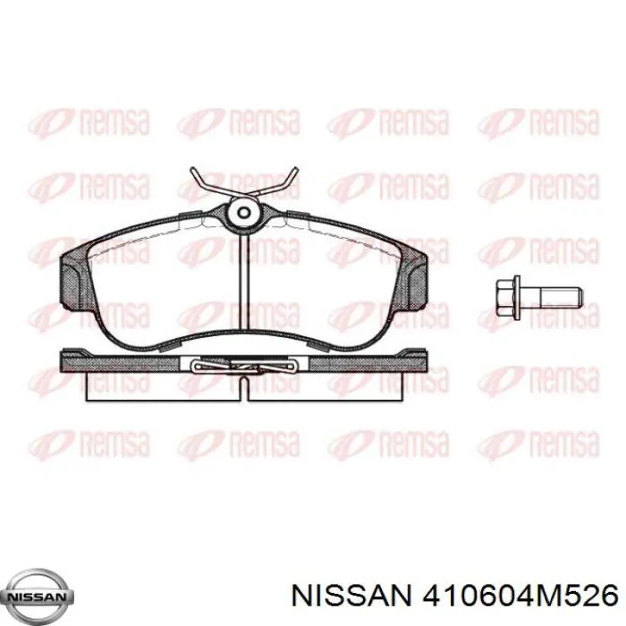 Колодки Nissan/Infiniti 410604M526 цена, от 18.34 USD