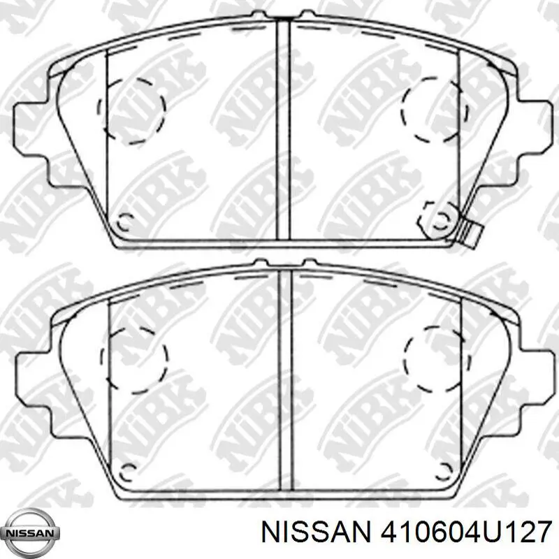 410604U127 Nissan/Infiniti Колодки передние