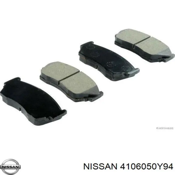 4106050Y94 Nissan колодки тормозные передние дисковые