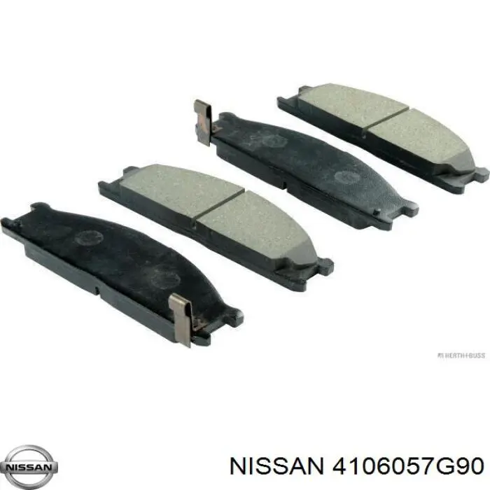 4106057G90 Nissan колодки тормозные передние дисковые