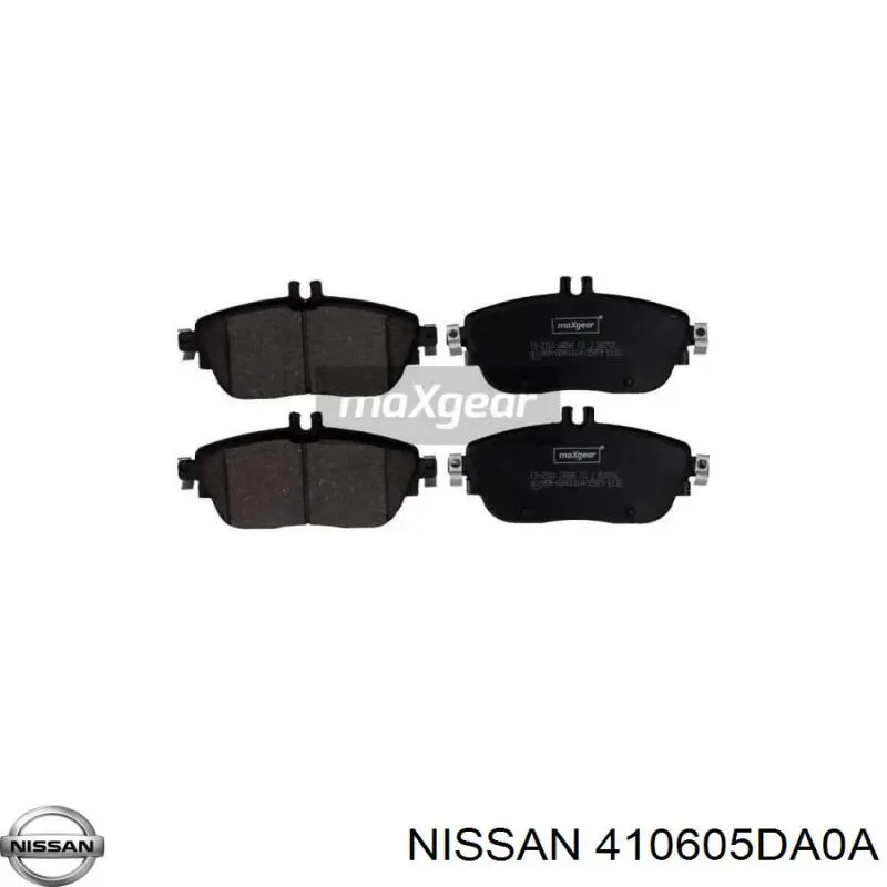 Передние тормозные колодки 410605DA0A Nissan