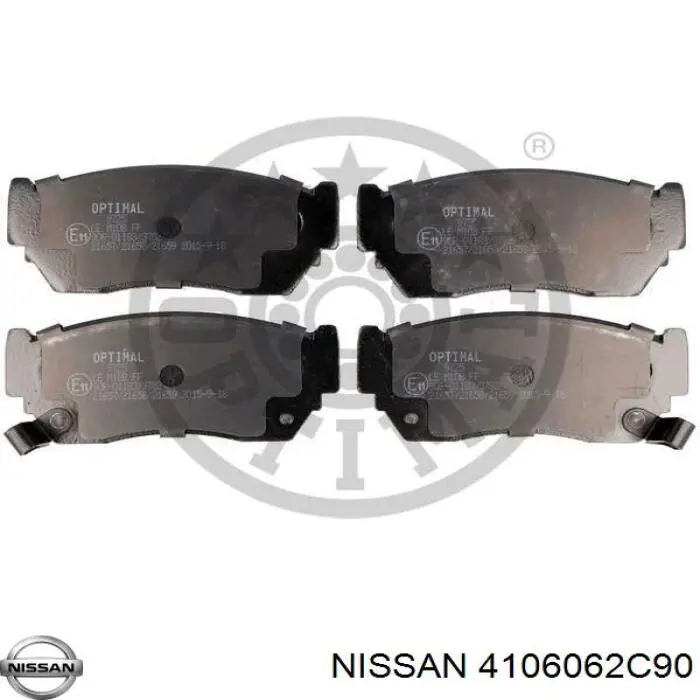 4106062C90 Nissan передние тормозные колодки