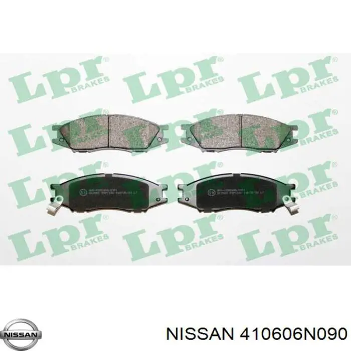 Передние тормозные колодки 410606N090 Nissan