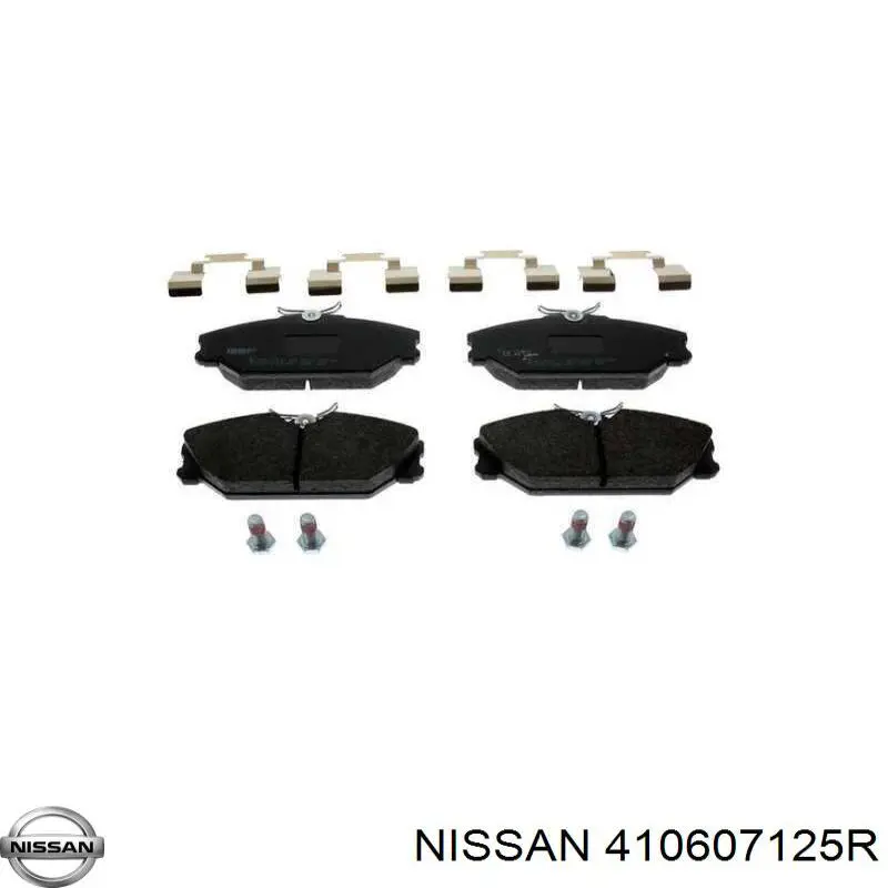 Передние тормозные колодки 410607125R Nissan