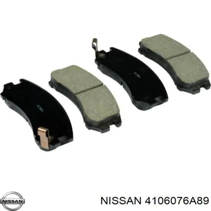 4106076A89 Nissan колодки тормозные передние дисковые