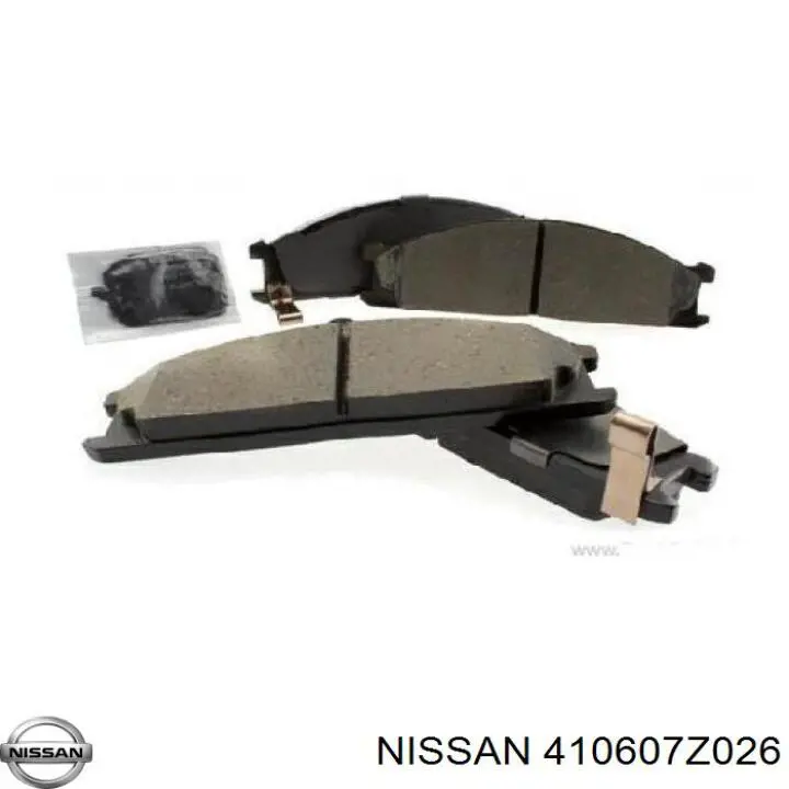 Передние тормозные колодки 410607Z026 Nissan