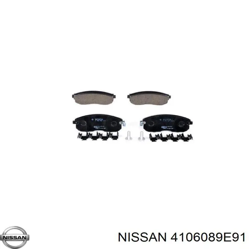 4106089E91 Nissan/Infiniti Колодки передние