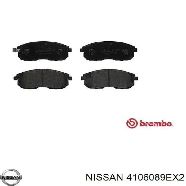4106089EX2 Nissan/Infiniti Колодки передние