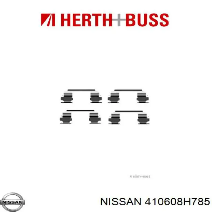 Передние тормозные колодки 410608H785 Nissan/Infiniti