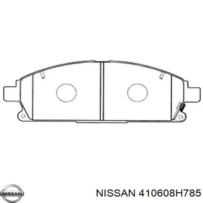 Колодки Nissan/Infiniti 410608H785 цена, от 23.97 USD