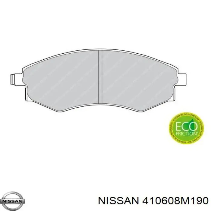 Колодки Nissan/Infiniti 410608M190 цена, от 17.37 USD