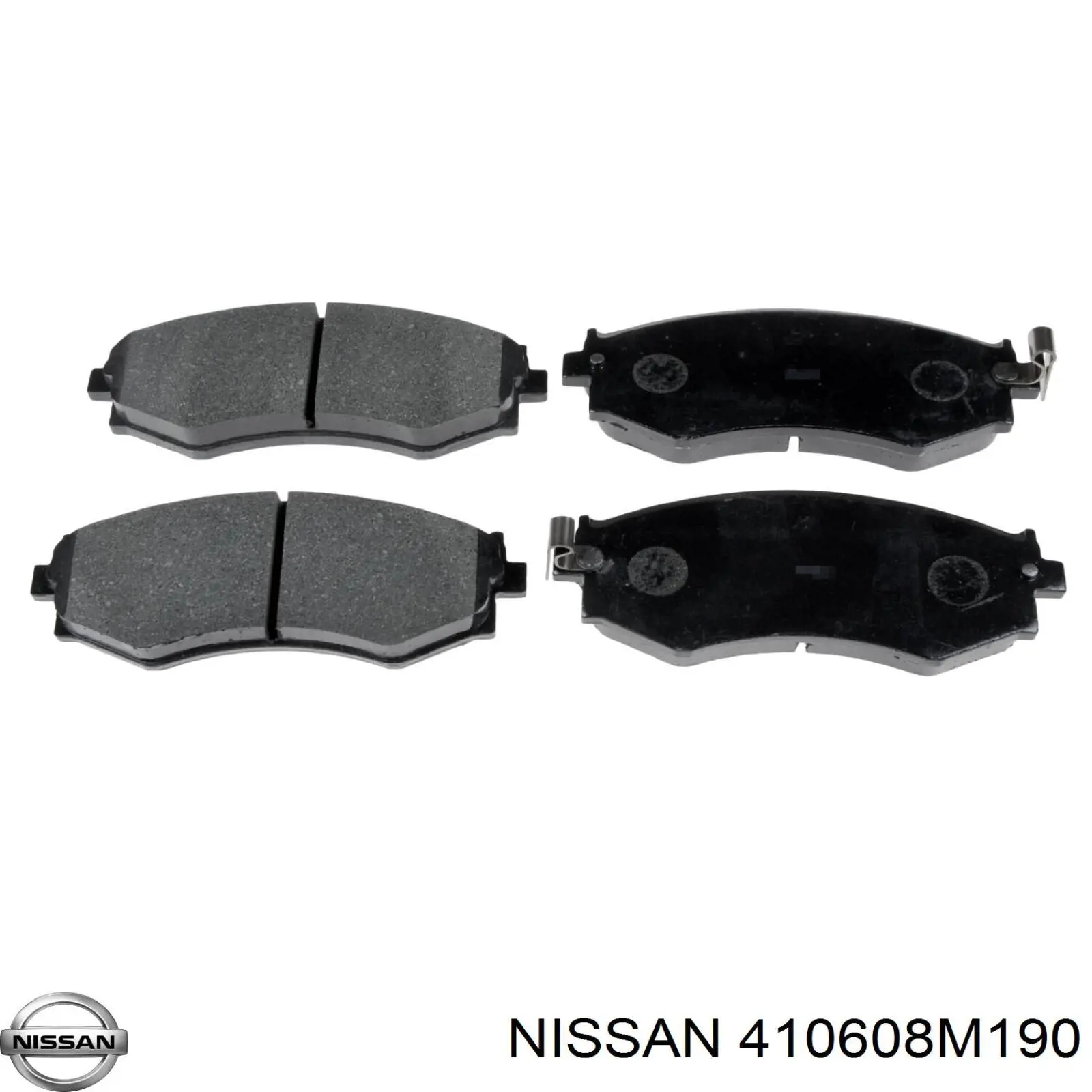 Передние тормозные колодки 410608M190 Nissan