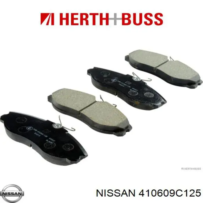 Купить 410609C125 Nissan/Infiniti Колодки тормозные