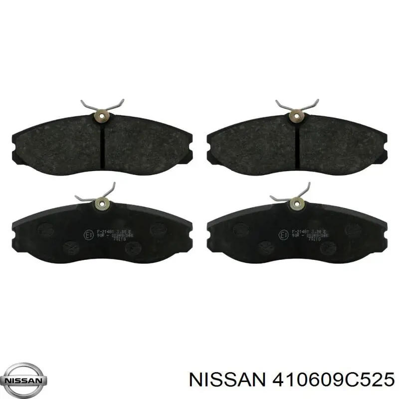 410609C525 Nissan передние тормозные колодки