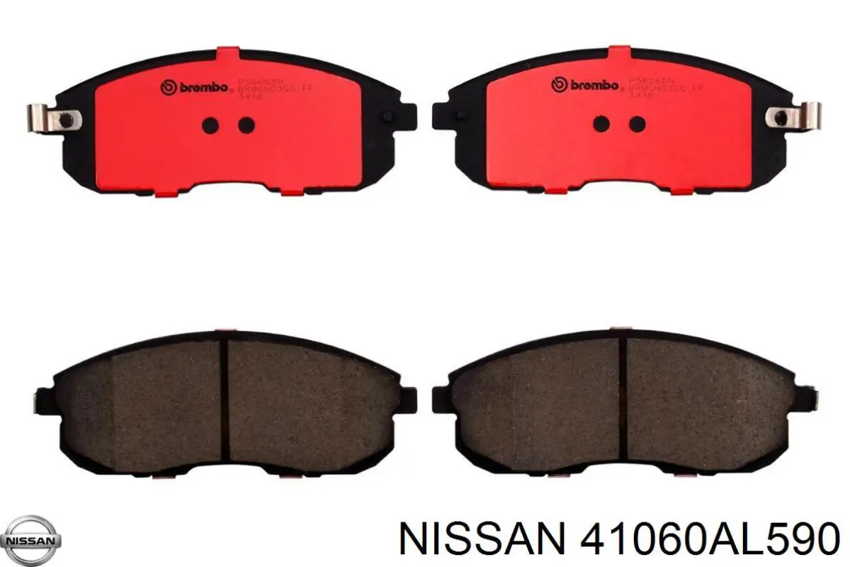 Колодки Nissan/Infiniti 41060AL590 цена, от 21.63 USD