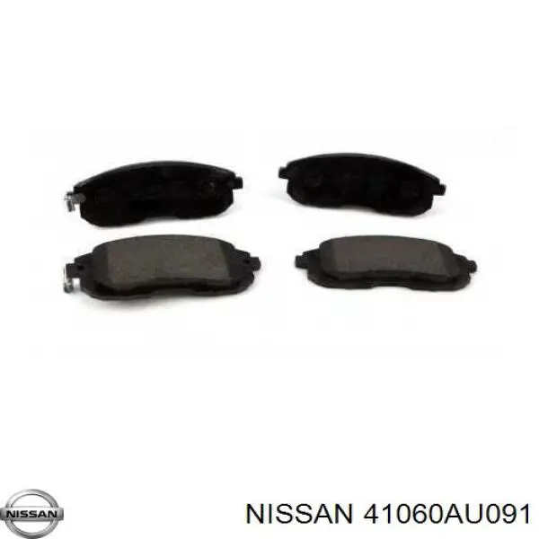 Передние тормозные колодки 41060AU091 Nissan