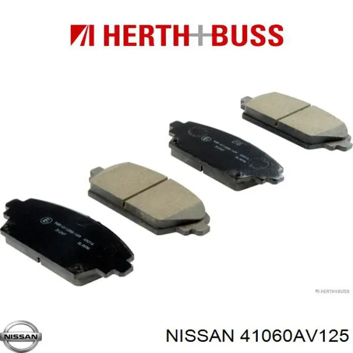 Колодки Nissan/Infiniti 41060AV125 цена, от 19.05 USD