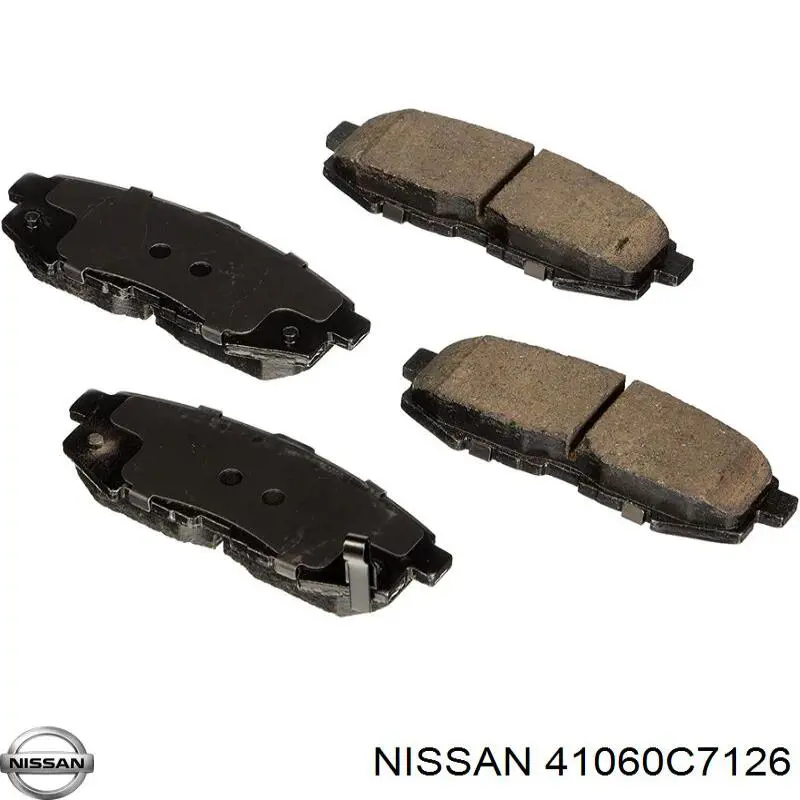 41060C7126 Nissan передние тормозные колодки