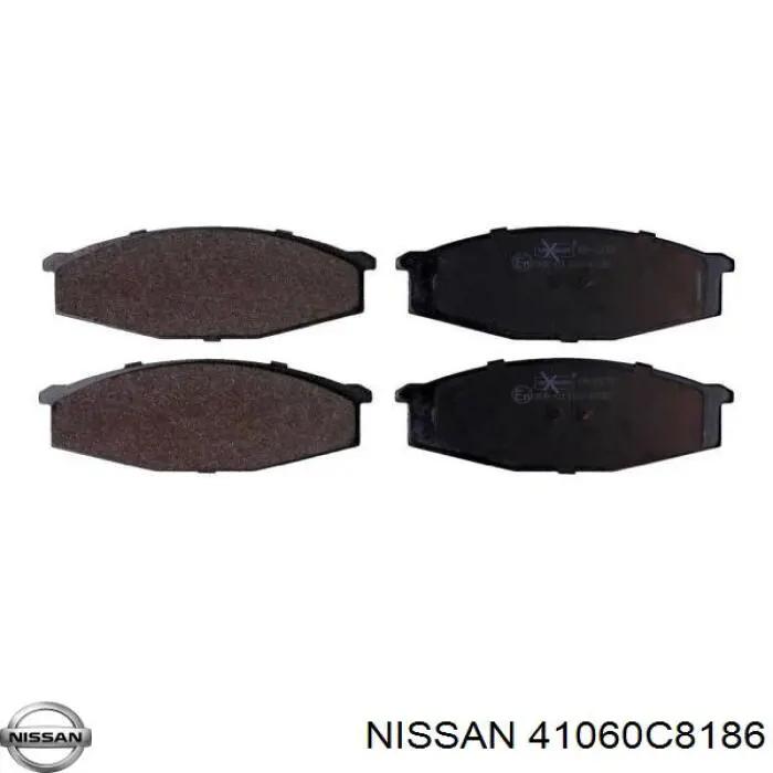 Передние тормозные колодки 41060C8186 Nissan