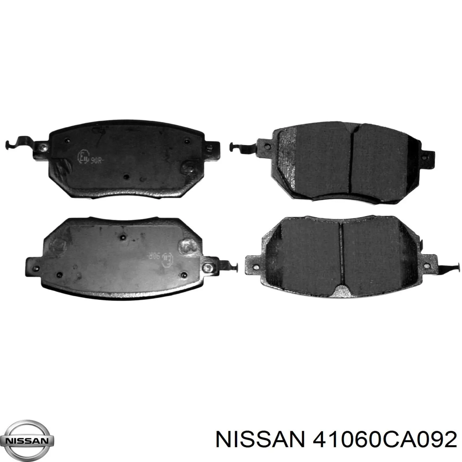 Передние тормозные колодки 41060CA092 Nissan