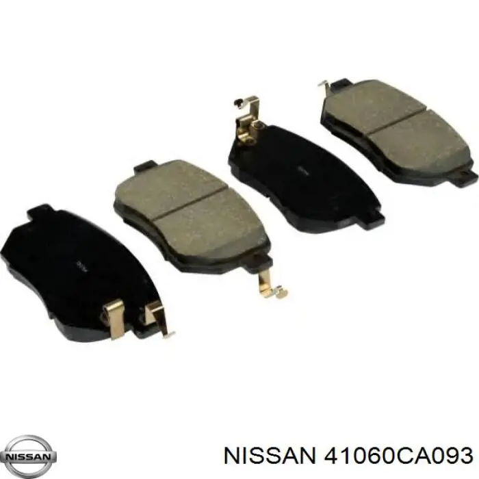 41060CA093 Nissan sapatas do freio dianteiras de disco