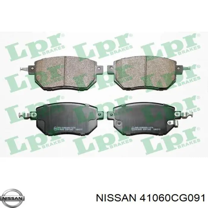 Колодки Nissan/Infiniti 41060CG091 цена, от 23.48 USD