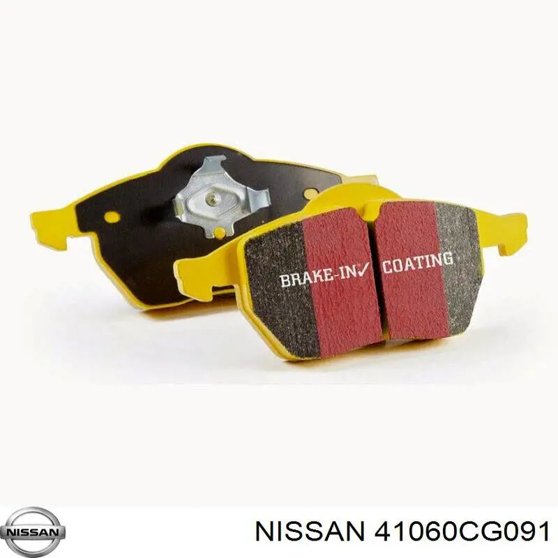 Передние тормозные колодки 41060CG091 Nissan/Infiniti