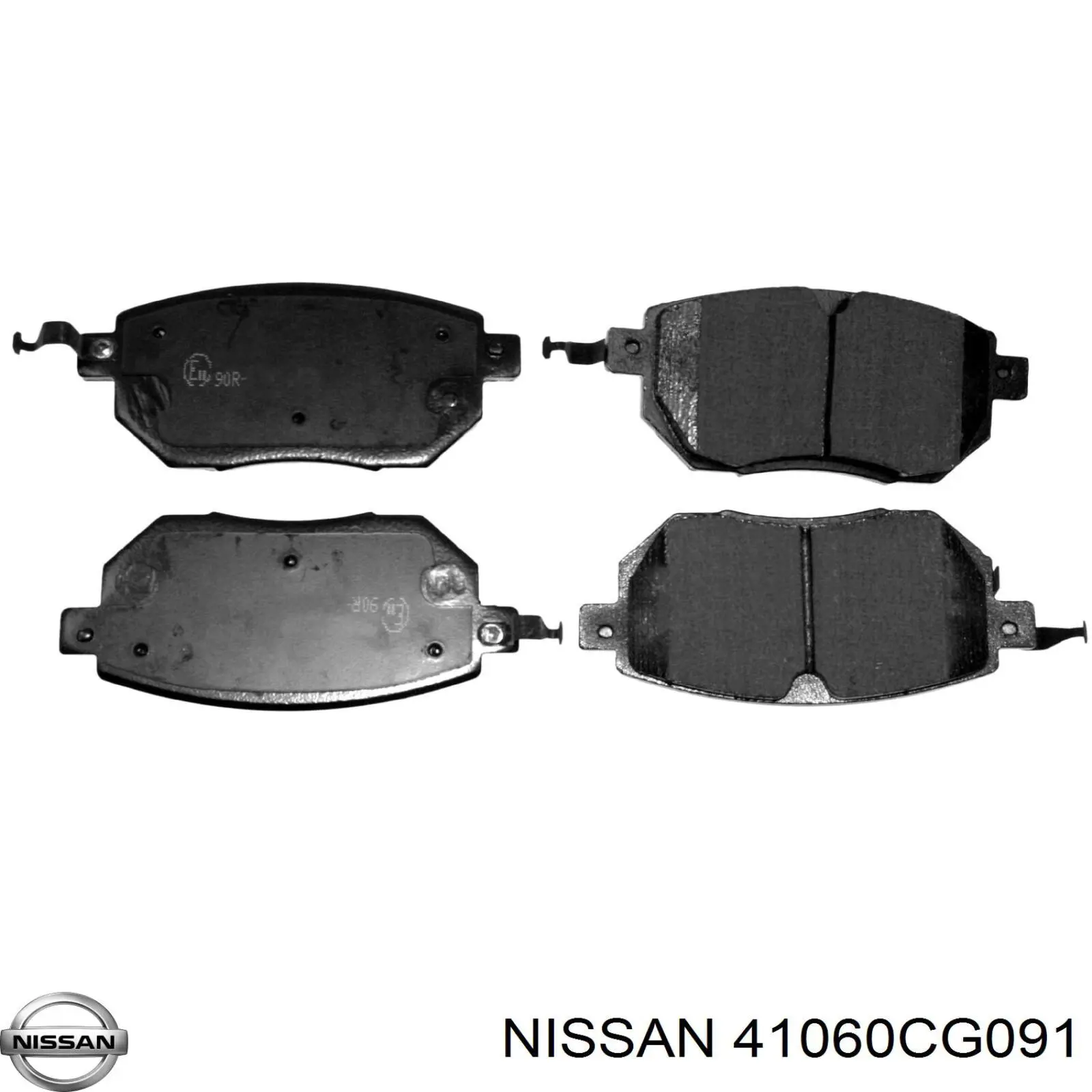 Передние тормозные колодки 41060CG091 Nissan