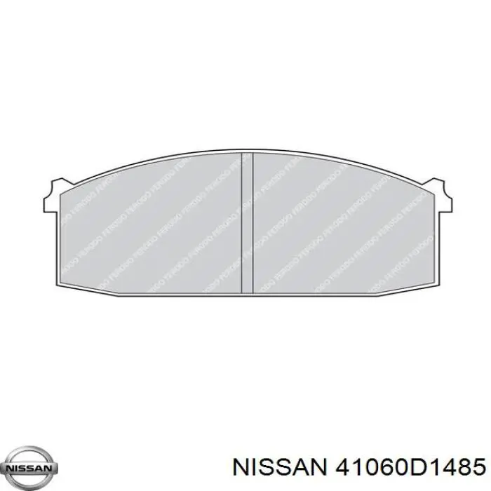 41060D1485 Nissan/Infiniti Колодки передние