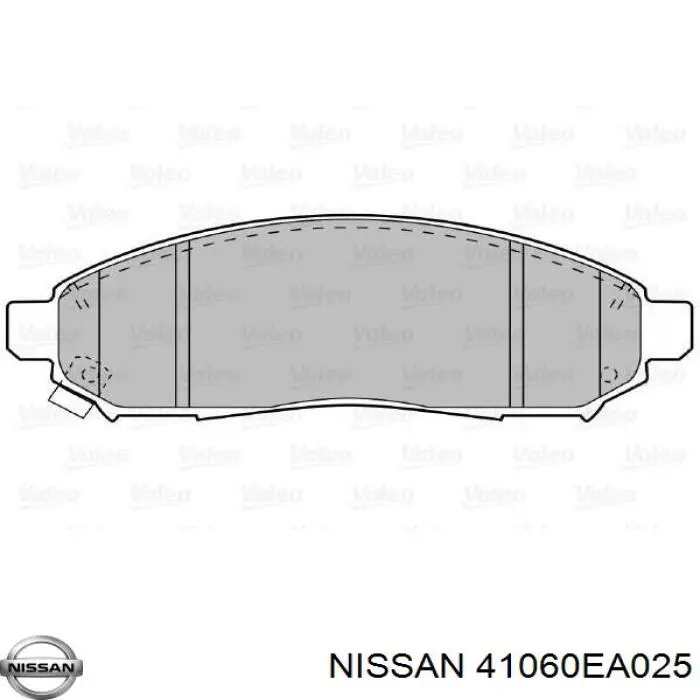 41060EA025 Nissan колодки тормозные передние дисковые