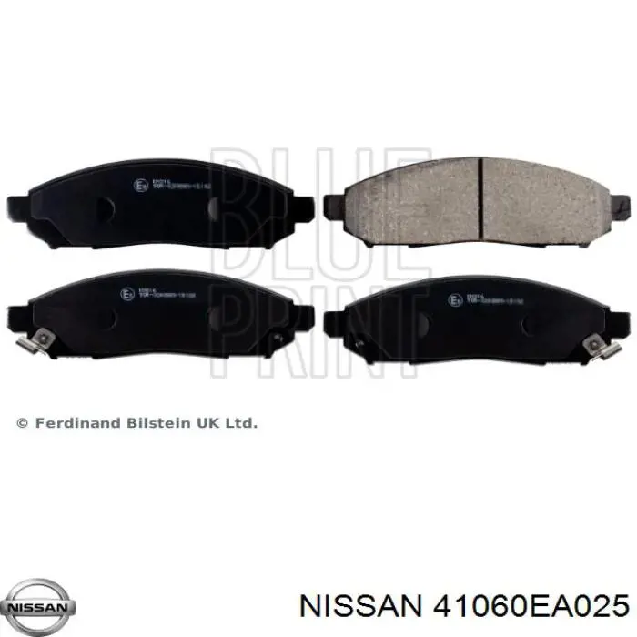 Колодки Nissan/Infiniti 41060EA025 цена, от 23.01 USD