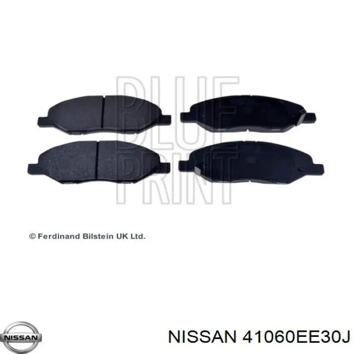 Колодки тормозные передние дисковые Nissan 41060EE30J