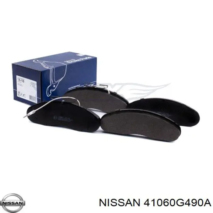 41060G490A Nissan колодки тормозные передние дисковые