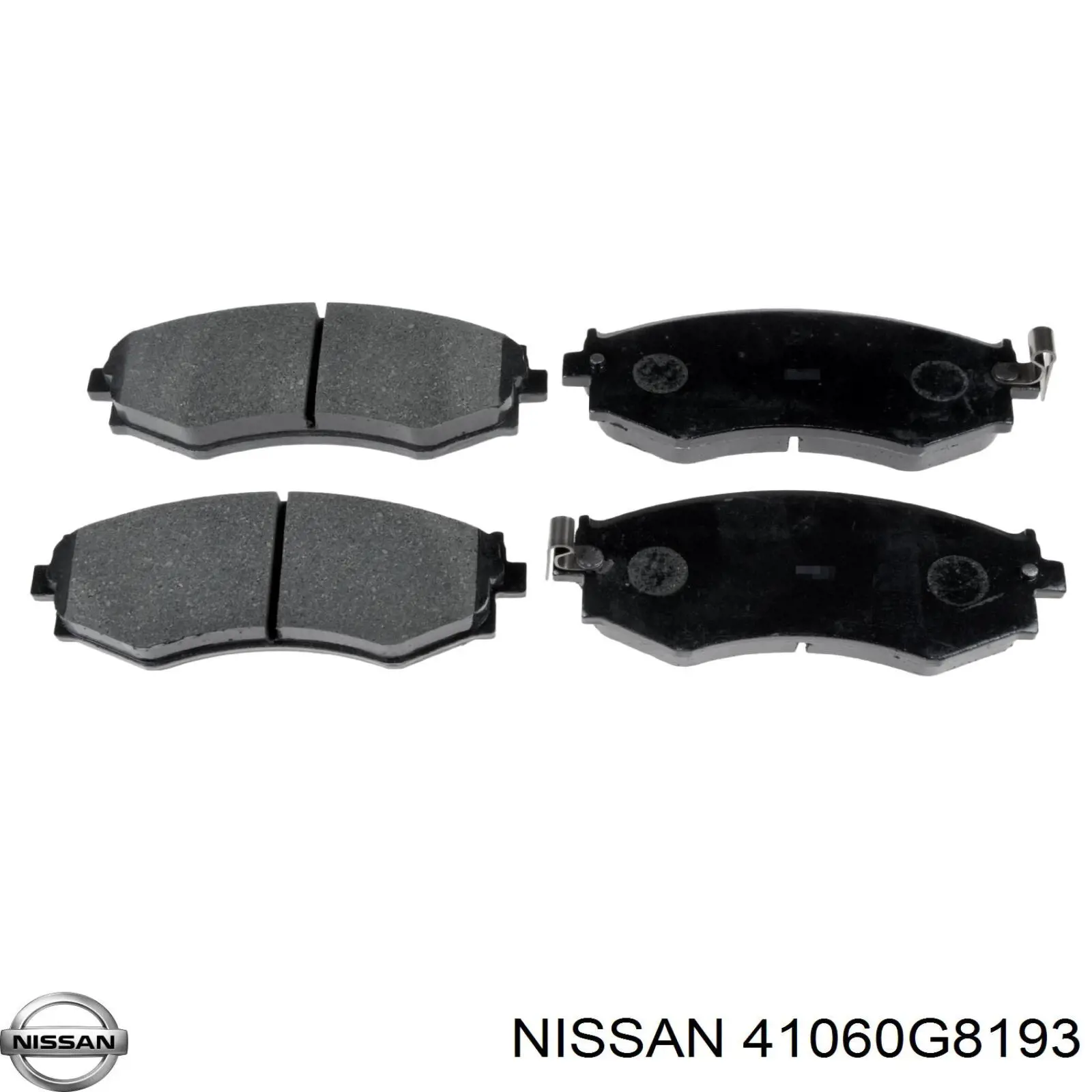 Передние тормозные колодки 41060G8193 Nissan