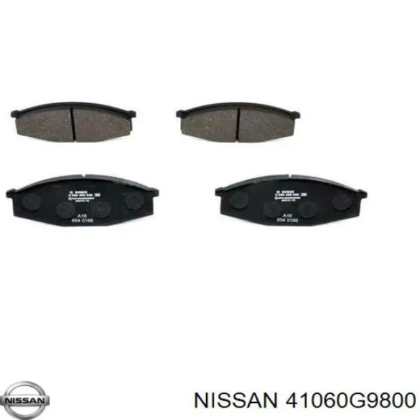 Передние тормозные колодки 41060G9800 Nissan