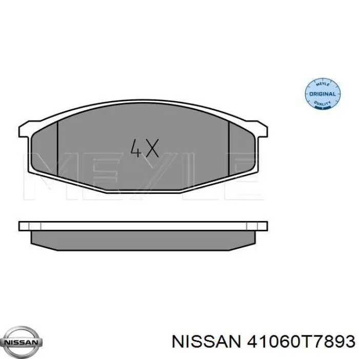 Купить 41060T7893 Nissan/Infiniti Колодки тормозные