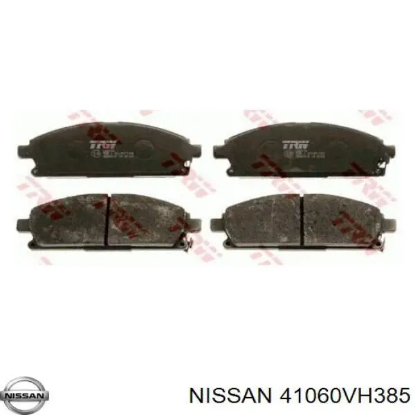 41060VH385 Nissan колодки тормозные передние дисковые