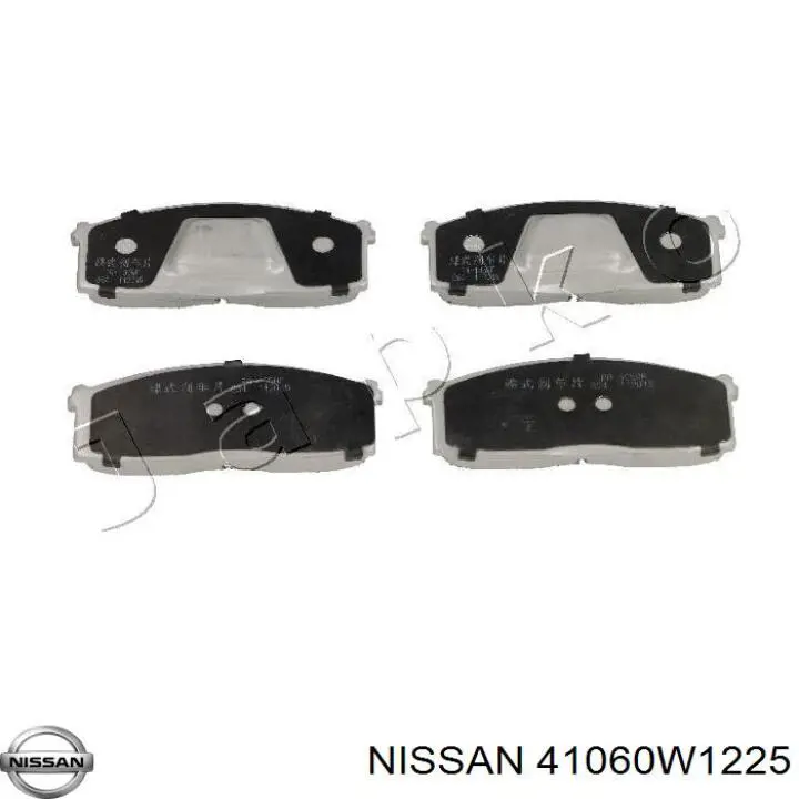 41060W1225 Nissan передние тормозные колодки