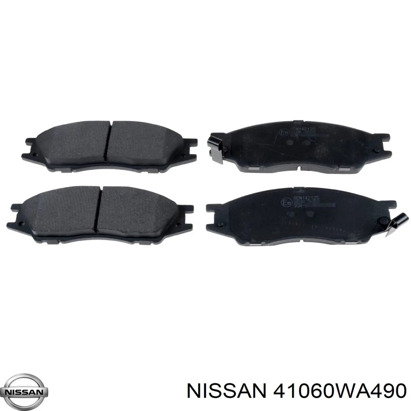 Передние тормозные колодки 41060WA490 Nissan