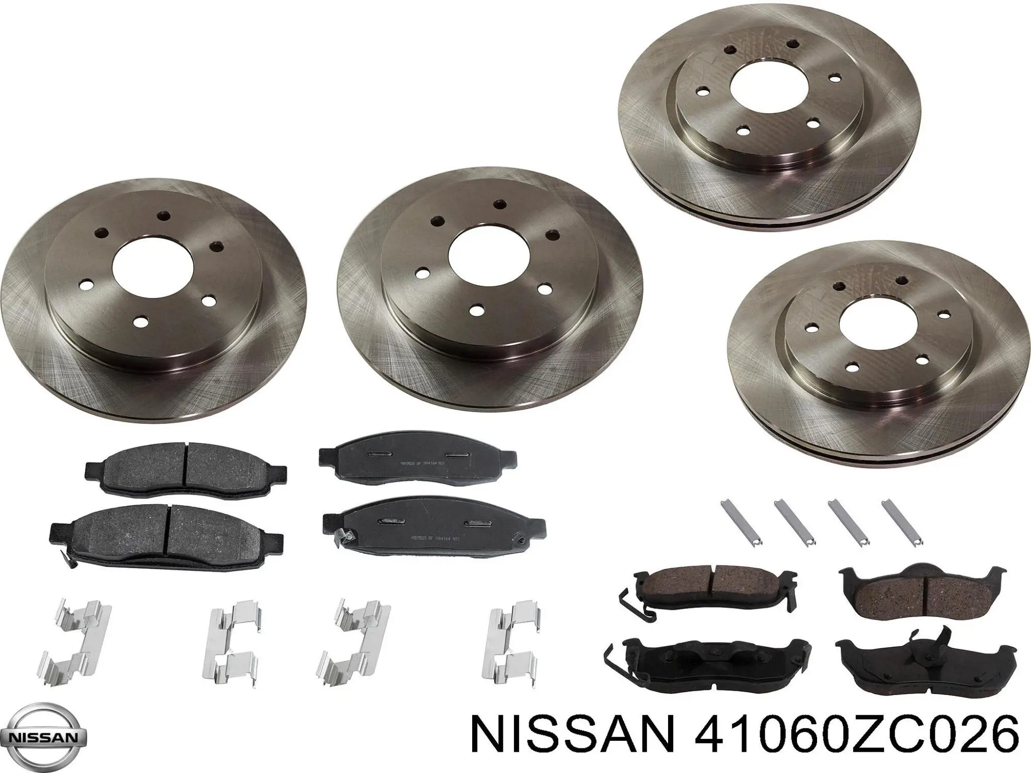41060ZC026 Nissan колодки тормозные передние дисковые
